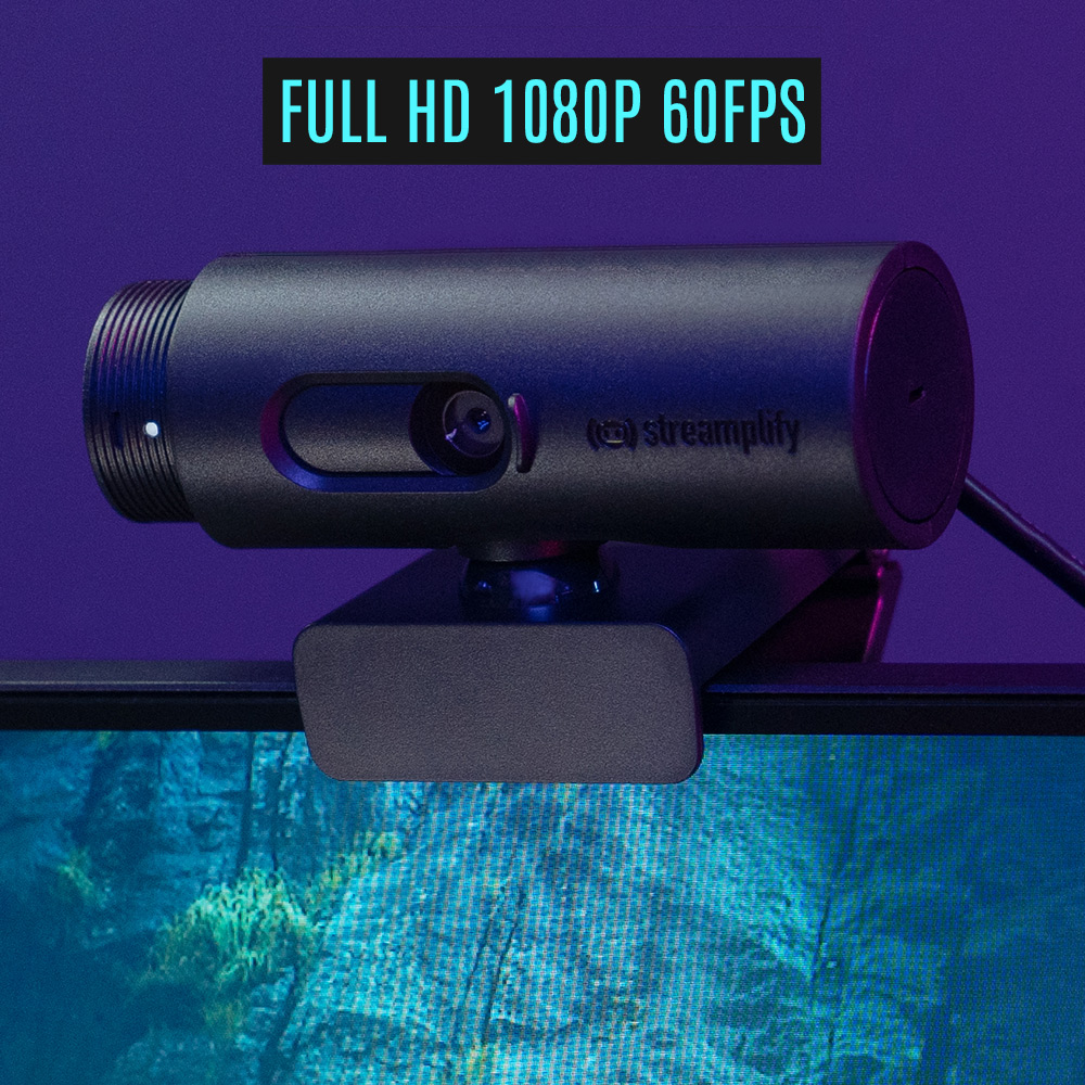 Webcam Cam Caméra HD 1080p Avec Couvercle De Confidentialité Support USB  Pour PC De Bureau Ordinateur
